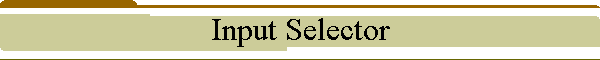 Input Selector